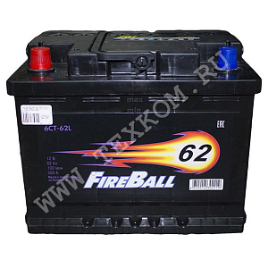 Аккумуляторная батарея FIRE BALL 6СТ62з прям 242х175х190