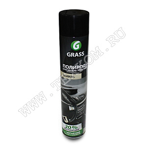 Очиститель-полироль GraSS пластика ваниль 750мл.