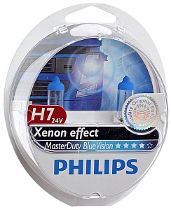 Лампа 24V H7 (70) PX26d Master Duty Blue Vision Philips