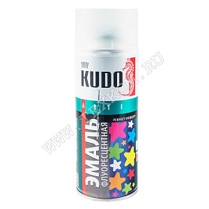 Автоэмаль KUDO флуоресцентная голубая 520мл
