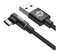 Кабель USB Lightning 1м черный MVP