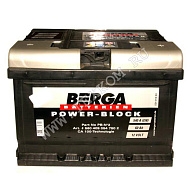 Аккумуляторная батарея BERGA 6СТ60 обр.низ. Power Block 242х175х175 (С)