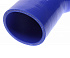 Патрубок МАЗ радиатора отводящий нижний (L=420мм,d=70мм) синий силикон MEGAPOWER