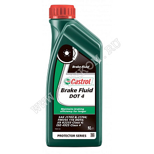 Жидкость тормозная CASTROL BREAKE FLUID DOT-4 1л