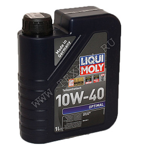 Масло моторное LIQUI MOLY OPTIMAL 10W40 A3/B3 CF/SL 1л п/синт.