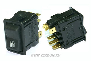 Выключатель клавиша УАЗ-3163 переключения топливного бака
