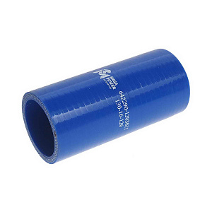 Патрубок МАЗ радиатора подводящий верхний (L=110мм,d=42х52мм) синий силикон MEGAPOWER