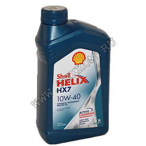 Масло моторное SHELL HELIX HX-7 (PLUS) 10W40 SL/SF 1л п/синт.
