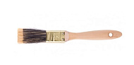 Кисть плоская Golden 1", искусственная щетина, деревянная ручка MATRIX