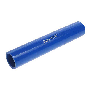 Патрубок МАЗ радиатора подводящий верхний (L=270мм,d=42х52мм) синий силикон MEGAPOWER