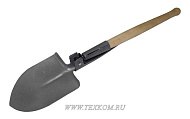 Лопата складная с киркой (дл.420-620мм) ЛШП-2