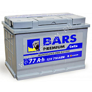 Аккумуляторная батарея BARS Premium 6СТ 77 прям.750А Казахстан 278х175х190