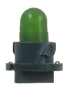Лампа приборная 14V T4.8 80mA зеленая Koito