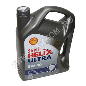 Масло моторное SHELL HELIX Diesel Ultra 5W-40 4л