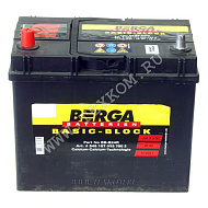 Аккумуляторная батарея BERGA 6СТ45 пр.яп. Basicblock 238х129х227 (С)