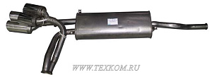 Глушитель ВАЗ-21099 NEX Элит ФОРСАЖ-4 с насадками DTM хром